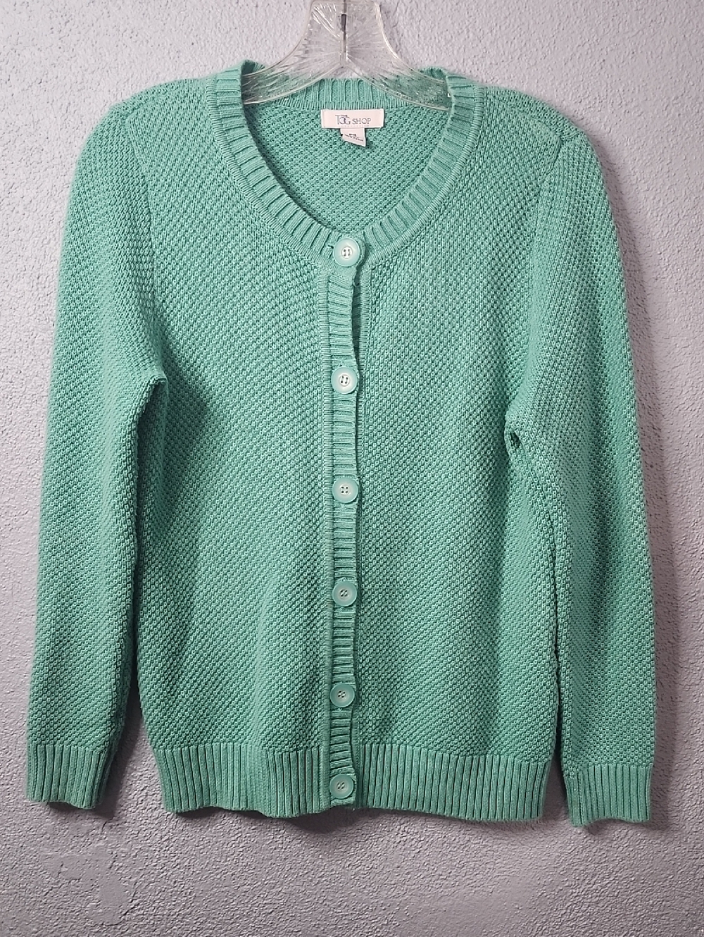 Tog Shop Mint Green Button Front Cardigan